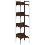 Vidaxl bibliothque  4 niveaux chne 35x30x138, 5 cm bois d'ingnierie