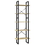 Vidaxl bibliothque  5 niveaux 60x30x175 cm bois de pin