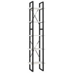 Vidaxl bibliothque  5 niveaux blanc 40x30x175 cm bois de pin