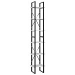 Vidaxl biblioth�que � 6 niveaux blanc 40x30x210 cm bois ing�nierie