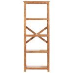 Vidaxl biblioth�que 60x30x160 cm bois massif d'acacia et finition miel