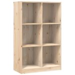 Vidaxl bibliothque 70x33x110 cm bois massif de pin