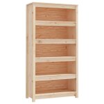 Vidaxl bibliothque 80x35x154 cm bois de pin massif