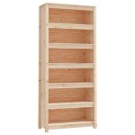 Vidaxl bibliothque 80x35x183 cm bois de pin massif