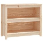 Vidaxl bibliothque 80x35x68 cm bois de pin massif