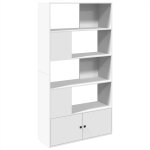 Vidaxl biblioth�que blanc 100x36x189 cm bois d'ing�nierie