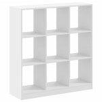 Vidaxl biblioth�que blanc 102x32x108 cm bois d'ing�nierie
