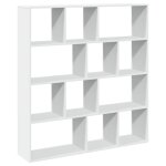 Vidaxl biblioth�que blanc 132x29x141, 5 cm bois d'ing�nierie