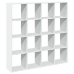 Vidaxl biblioth�que blanc 137, 5x29x137, 5 cm bois d'ing�nierie