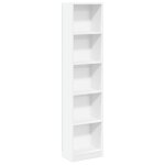 Vidaxl biblioth�que blanc 40x24x176 cm bois d'ing�nierie