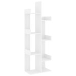 Vidaxl bibliothque blanc 48x25, 5x140 cm bois d?ingnierie