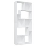 Vidaxl biblioth�que blanc 67x24x161 cm bois d'ing�nierie