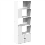 Vidaxl biblioth�que blanc 70x36x189 cm bois d'ing�nierie