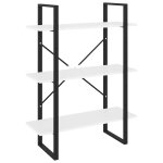 Vidaxl bibliothque blanc 80x30x105 cm bois d'ingnierie