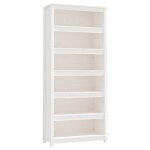 Vidaxl bibliothque blanc 80x35x183 cm bois de pin massif