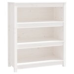 Vidaxl bibliothèque blanc 80x35x97 cm bois de pin massif Vidaxl bibliothèque blanc 80x35x97 cm bois de pin massif
