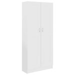 Vidaxl biblioth�que blanc 82, 5x30, 5x185, 5 cm bois d'ing�nierie