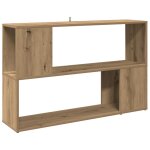 Vidaxl biblioth�que ch�ne artisanal 100x24x63 cm bois d'ing�nierie