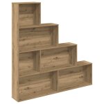 Vidaxl biblioth�que ch�ne artisanal 157x24x160 cm bois d'ing�nierie