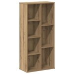 Vidaxl biblioth�que ch�ne artisanal 50x25x105 cm bois d'ing�nierie