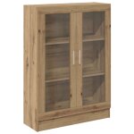 Vidaxl bibliothque chne artisanal 82, 5x30, 5x115 cm bois d'ingnierie