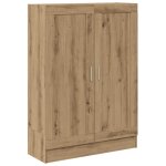 Vidaxl biblioth�que ch�ne artisanal 82, 5x30, 5x115 cm bois d'ing�nierie
