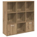Vidaxl biblioth�que ch�ne artisanal 98x29x97, 5 cm bois d'ing�nierie