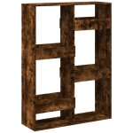 Vidaxl biblioth�que ch�ne fum� 100x33x135 cm bois d'ing�nierie