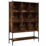 Vidaxl biblioth�que ch�ne fum� 102x30x141, 5 cm bois d'ing�nierie