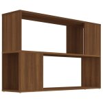 Vidaxl biblioth�que ch�ne marron 100x24x63 cm bois d'ing�nierie