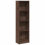 Vidaxl biblioth�que ch�ne marron 40x24x143 cm bois d'ing�nierie
