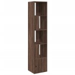 Vidaxl biblioth�que ch�ne marron 40x36x189 cm bois d'ing�nierie
