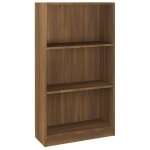 Vidaxl bibliothque chne marron 60x24x109 cm bois d'ingnierie