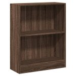 Vidaxl biblioth�que ch�ne marron 60x24x76 cm bois d'ing�nierie