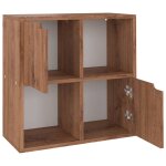 Vidaxl biblioth�que ch�ne marron 60x27, 5x59, 5 cm bois d?ing�nierie