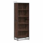 Vidaxl biblioth�que ch�ne marron 60x35x170, 5 cm bois d'ing�nierie