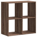 Vidaxl biblioth�que ch�ne marron 68, 5x32x68, 5 cm bois d'ing�nierie
