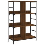 Vidaxl biblioth�que ch�ne marron 78, 5x33x117, 5 cm bois d'ing�nierie