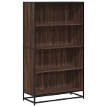 Vidaxl biblioth�que ch�ne marron 80, 5x35x139 cm bois d'ing�nierie