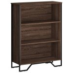 Vidaxl bibliothque chne marron 80x31x106 cm bois d'ingnierie