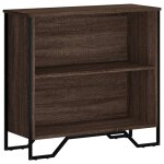 Vidaxl bibliothque chne marron 80x31x74, 5 cm bois d'ingnierie