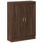 Vidaxl bibliothque chne marron 82, 5x30, 5x115 cm bois d'ingnierie