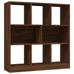 Vidaxl bibliothque chne marron 97, 5x29, 5x100 cm bois d'ingnierie