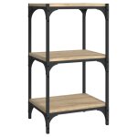 Vidaxl bibliothèque chêne sonoma 40x33x70, 5 cm bois d'ingénierie acier Vidaxl bibliothèque chêne sonoma 40x33x70, 5 cm bois d'ingénierie acier