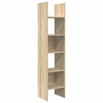 Vidaxl biblioth�que ch�ne sonoma 40x35x180 cm bois d?ing�nierie
