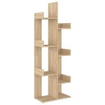 Vidaxl bibliothque chne sonoma 48x25, 5x140 cm bois d?ingnierie