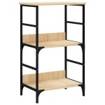Vidaxl biblioth�que ch�ne sonoma 50x33x82 cm bois d'ing�nierie