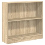 Vidaxl biblioth�que ch�ne sonoma 80x24x75 cm bois d'ing�nierie