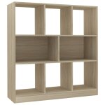 Vidaxl bibliothque chne sonoma 97, 5x29, 5x100 cm bois d'ingnierie