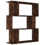Vidaxl biblioth�que / cloison ch�ne fum� 80x24x96 cm bois d'ing�nierie